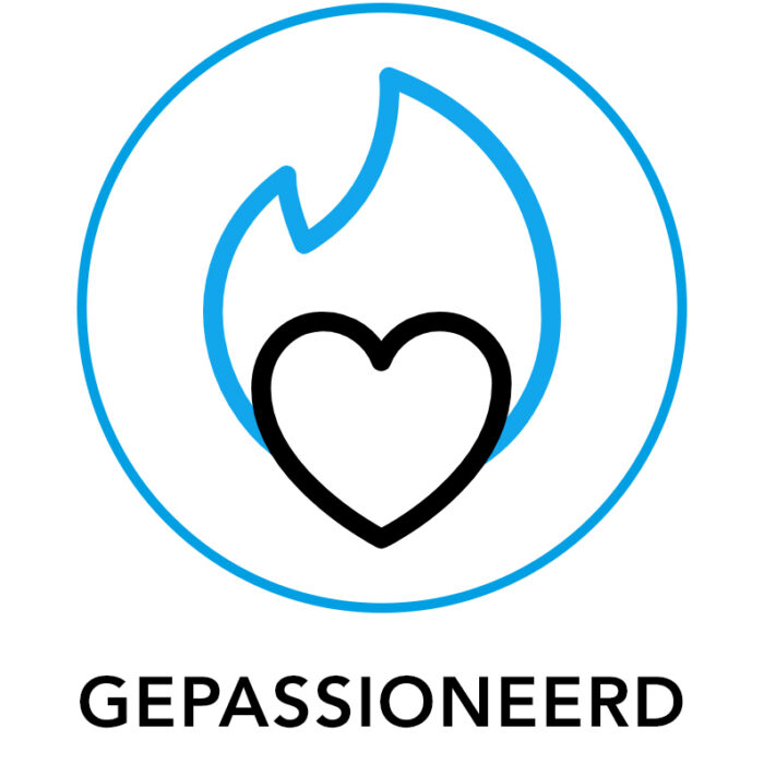 Gepassioneerd TEKST vierkant